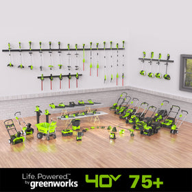 Greenworks quiet-yard-maintenance-solution operates at low noise for neighborhoods