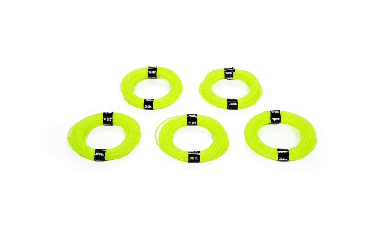 Greenworks universal-fit trimmer line compatible with most string trimmers.