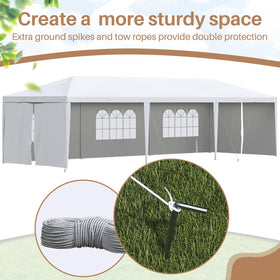 Greesum six removable walls with zipped doors for flexible use