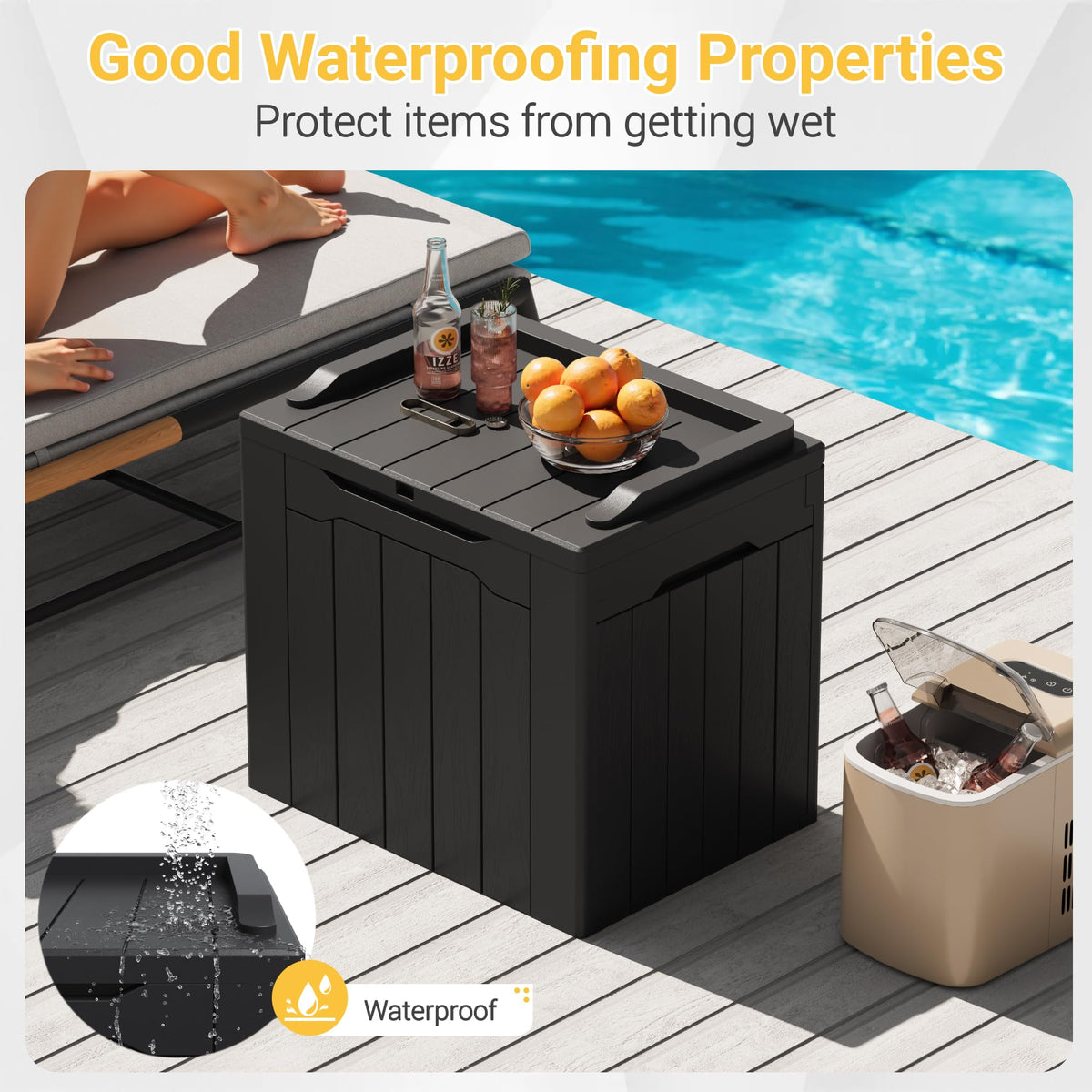 Greesum easy-to-assemble storage box includes tool kit and installation manual.