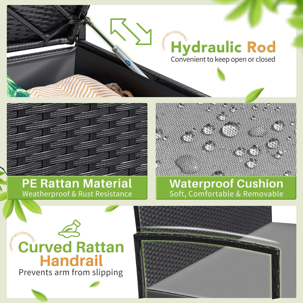 Greesum compact setup complements small outdoor spaces.