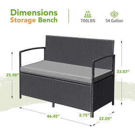 Greesum two-person seating ideal for small patios and balconies.