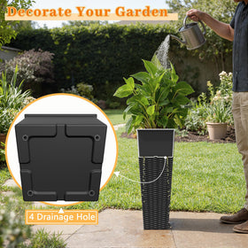 Greesum indoor-outdoor planter made from lightweight PP resin