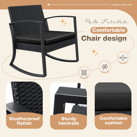 Greesum weather-resistant wicker for fade-free outdoor lounging.