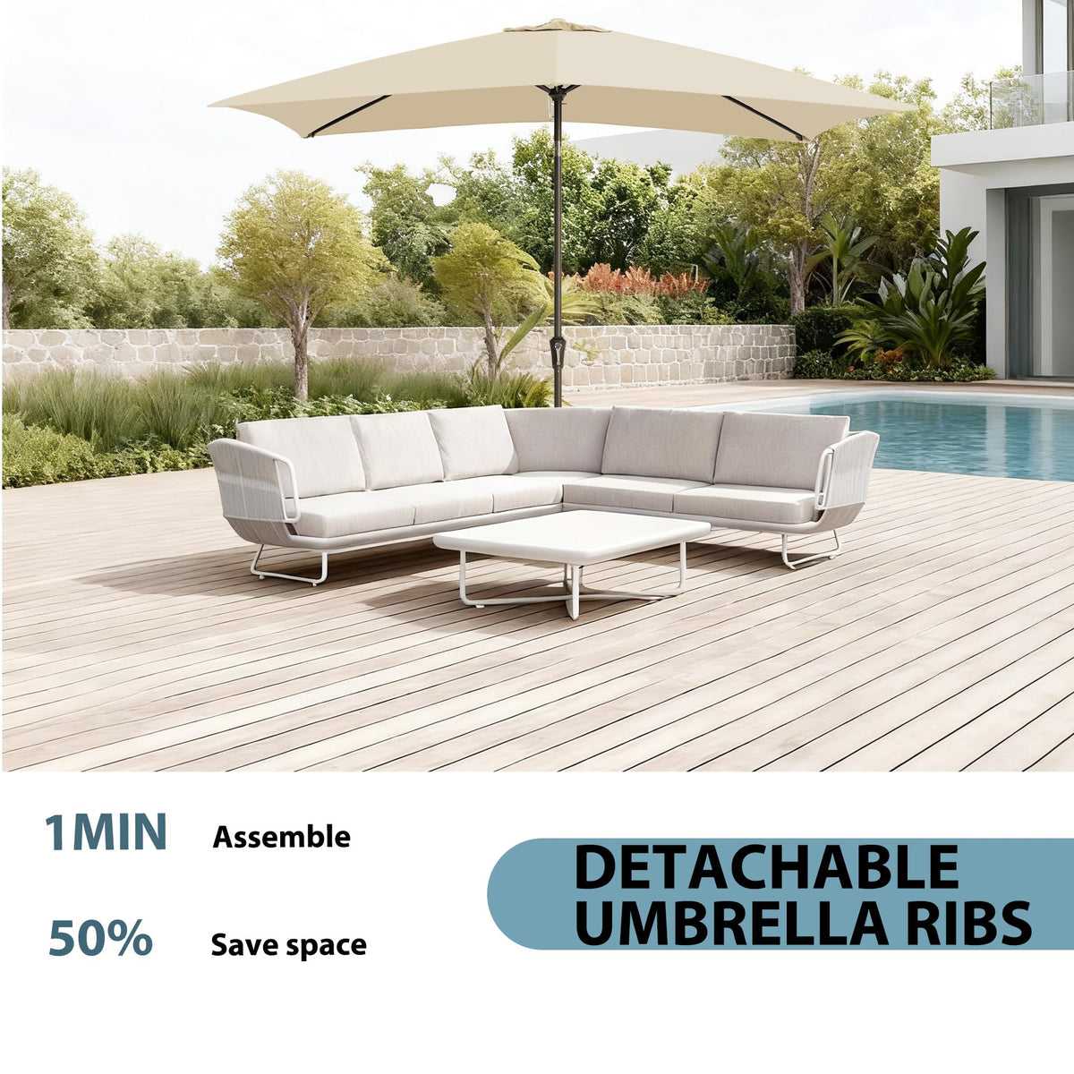 GREFORG rust-resistant frame with powder coating.