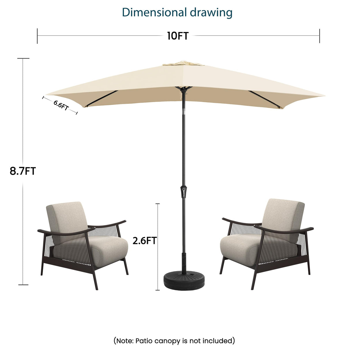 GREFORG ideal for patios, decks, pools, and yards.