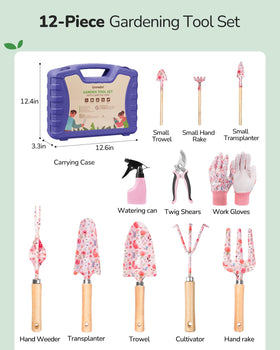Grenebo floral-trowels detail showcasing elegant design with practical gardening function.