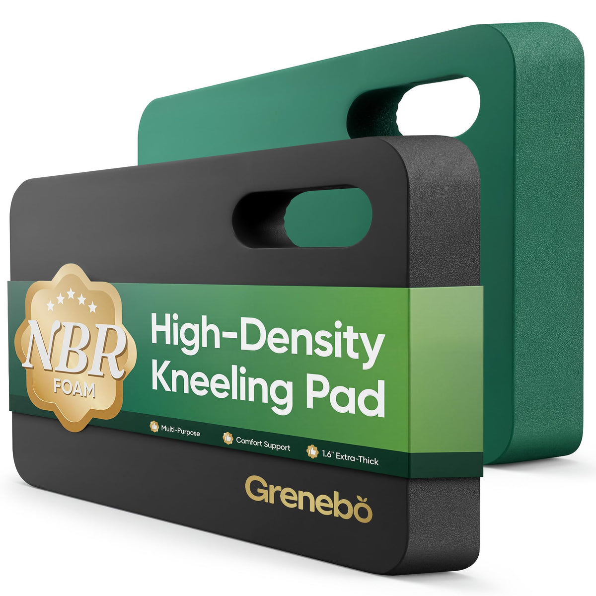 Grenebo garden kneeling pad top view for cushioned gardening comfort.