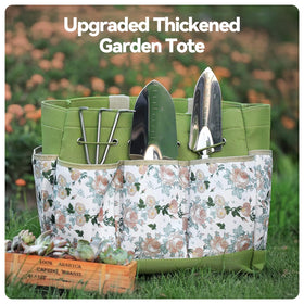 Grenebo tote bag with floral vintage design offers stylish storage