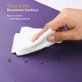 Grenebo kneeling pad side profile shows 1.6-inch thick cushioning