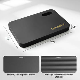 Grenebo kneeling pad with a portable handle for moving between tasks
