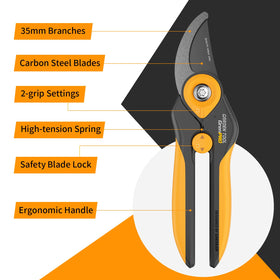 GrenPRO ergonomic handle provides comfortable grip and reduced hand strain.