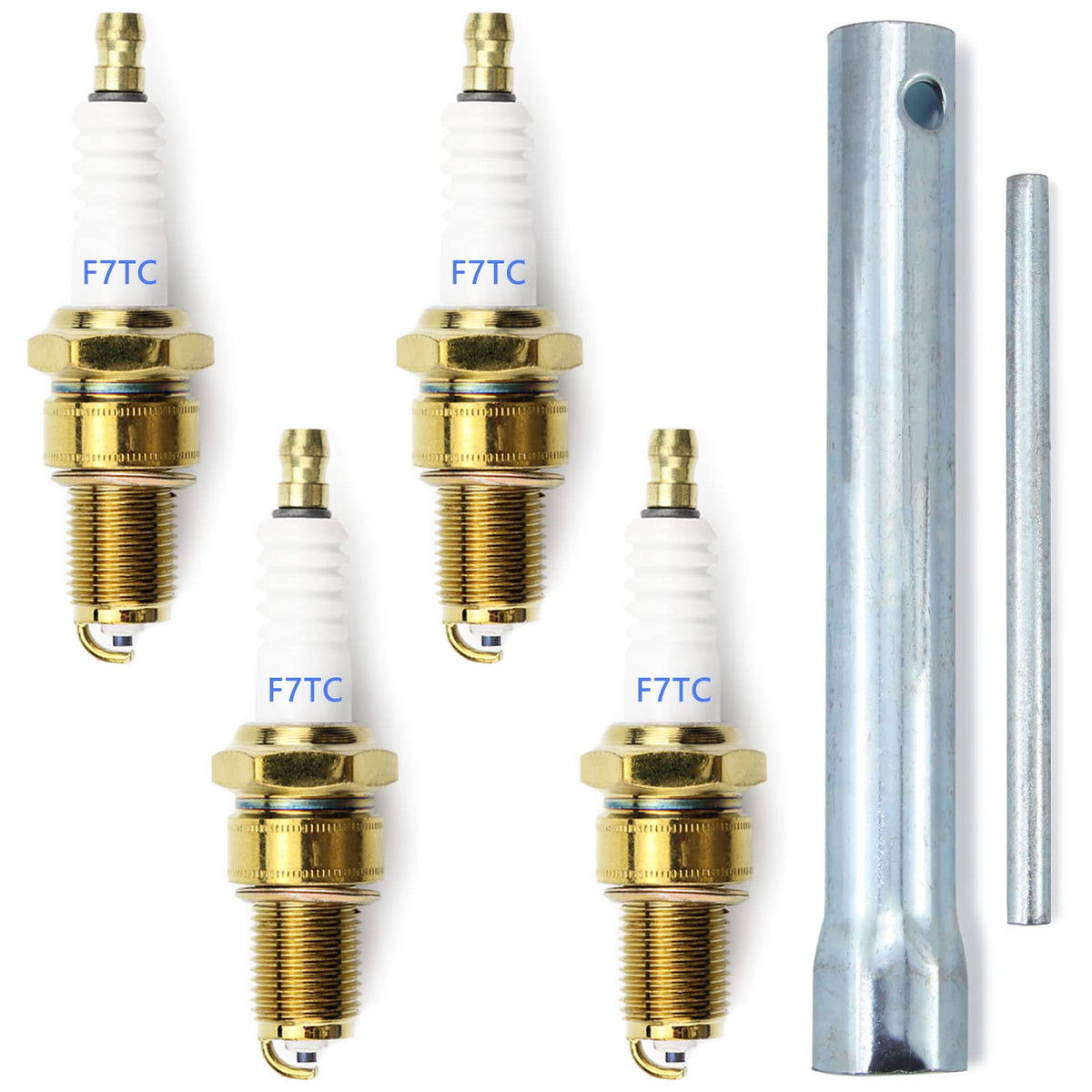 GREPSPUD F7TC spark plug ready for efficient ignition in small engines.