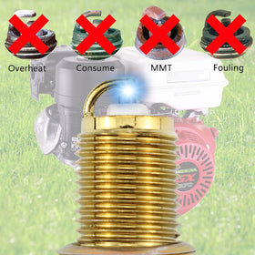 GREPSPUD spark plugs used for generators, mowers, and chainsaws.