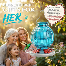 Grete Gotye gift-ready hummingbird feeder for loved ones
