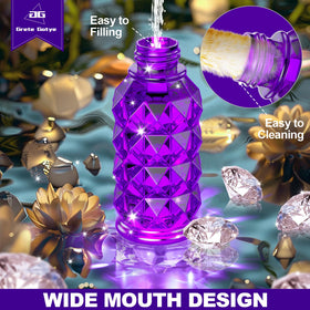 Grete Gotye Glass Hummingbird Feeder 25 ounce capacity minimizes refills