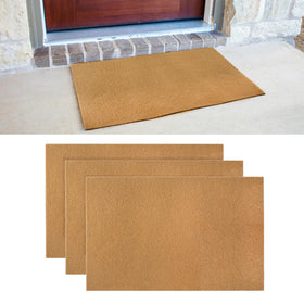 GRETJOB blank door mat 30x17 with non-slip backing ideal for DIY painting projects.