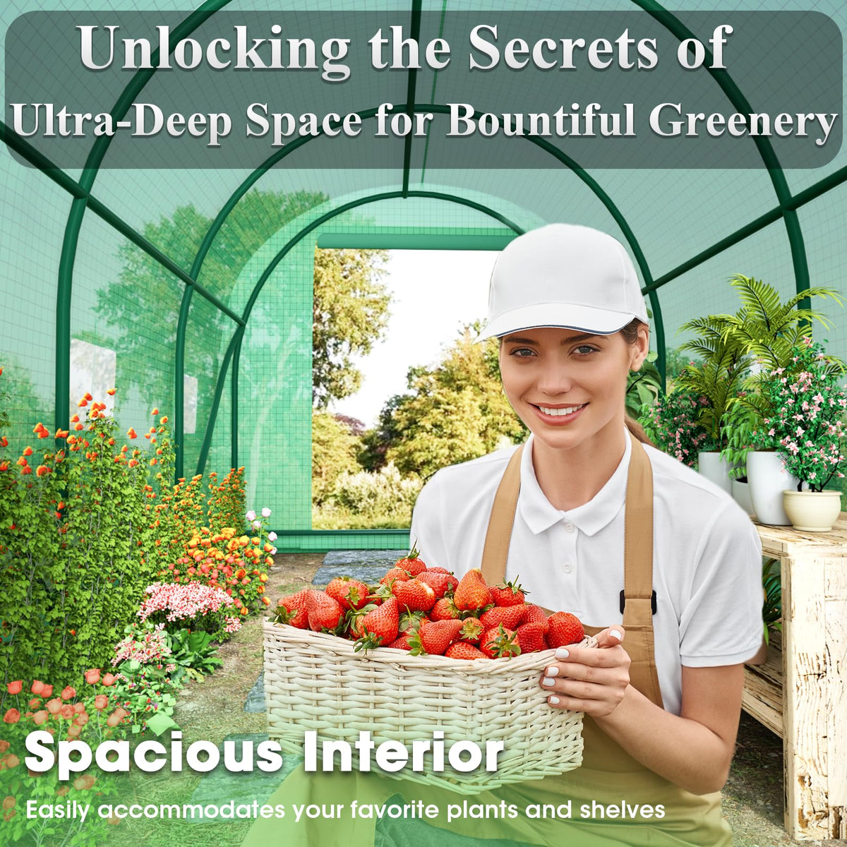 Grezone ready-to-use greenhouse supports year-round gardening and season extension