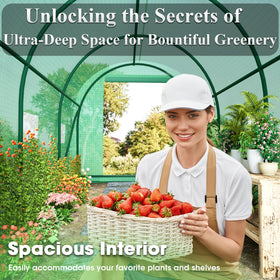 Grezone ready-to-use greenhouse supports year-round gardening and season extension