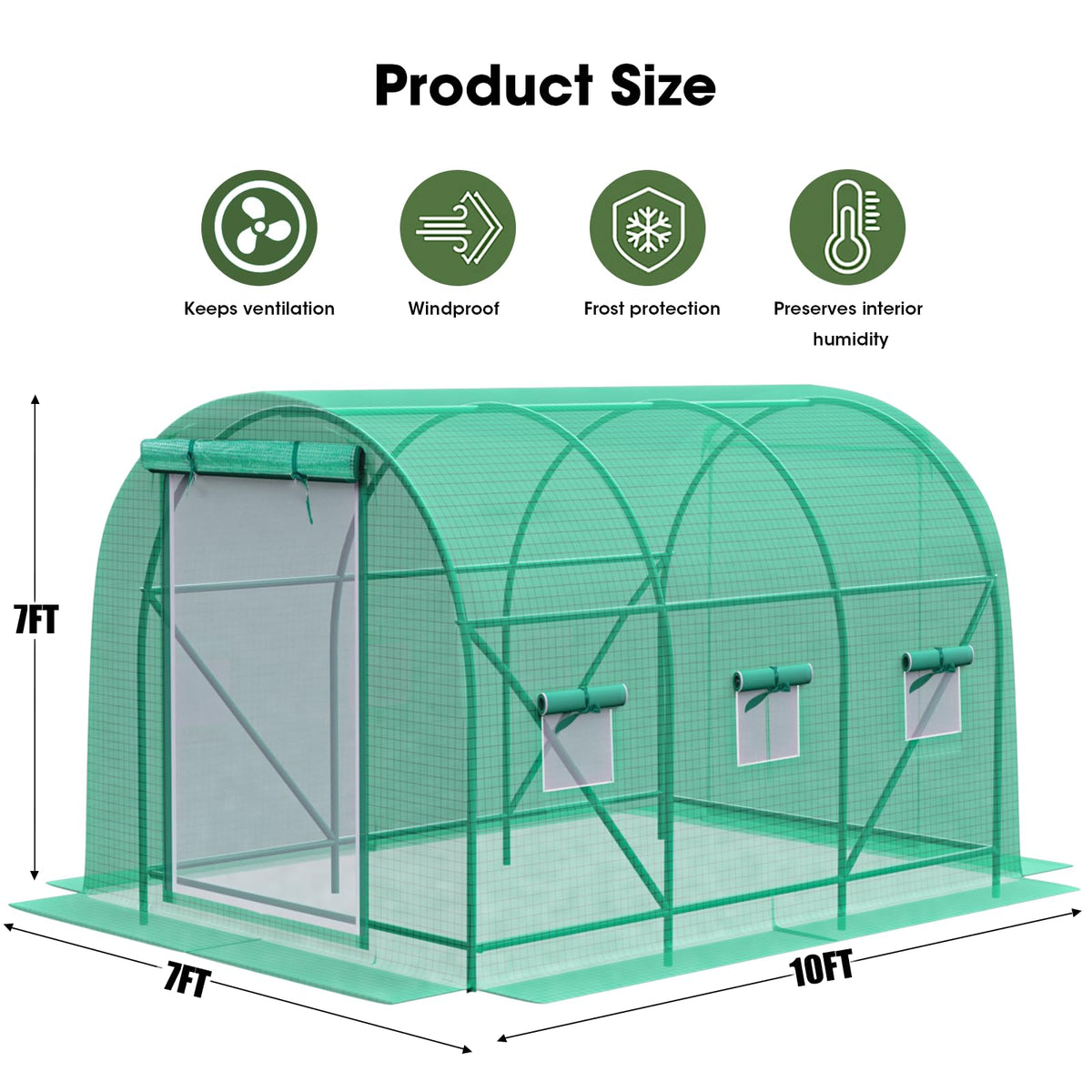 Grezone reinforced frame with diagonal bars enhances wind stability