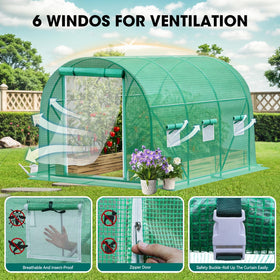 Grezone UV-protected PE cover shields plants from harsh sun