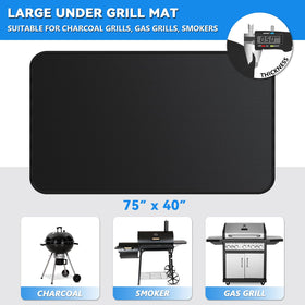 GRIBUDDY deck-lawn protection mat shielding outdoor flooring