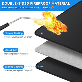 GRIBUDDY waterproof nonstick mat being rinsed clean after use