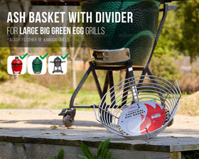GriAddict replacement basket supports multiple 18-inch grills for flexible cooking