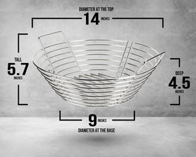 GriAddict stainless steel ash basket bowl design promotes airflow for hotter burns