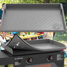GRIDDLE COVER MAT fits Blackstone 28-inch griddles securely, protecting against rust and debris.
