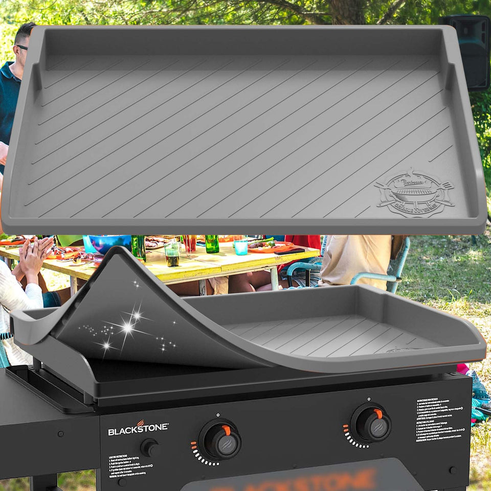 GRIDDLE COVER MAT fits Blackstone 28-inch griddles securely, protecting against rust and debris.