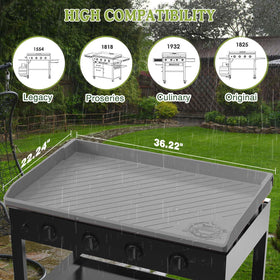 GRIDDLE COVER MAT easy to clean with damp cloth after cooking