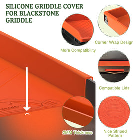 GRIDDLE COVER MAT doubles as a pet mat or picnic mat when not protecting the griddle.