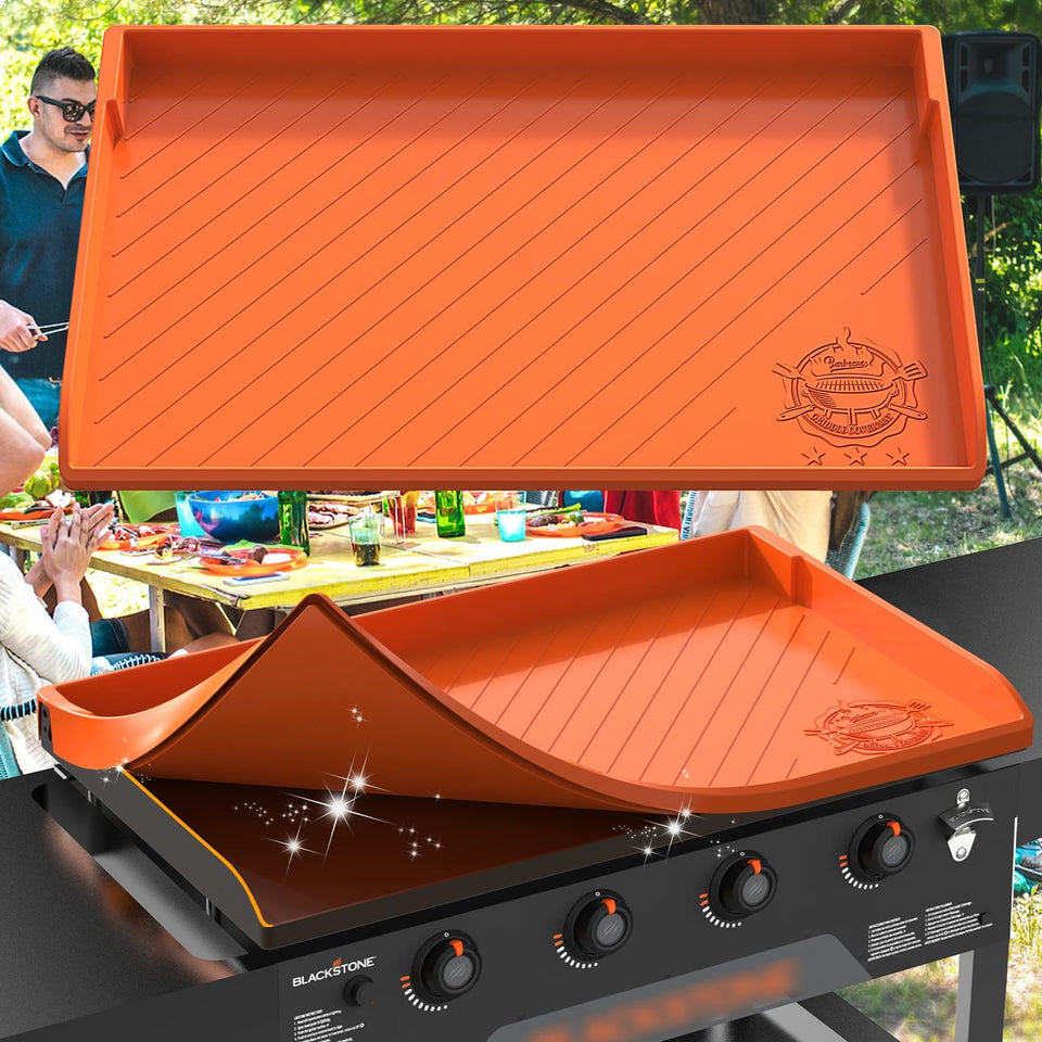 GRIDDLE COVER MAT orange full-edge protects Blackstone 36-inch griddles from rust and grime