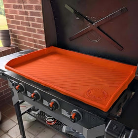 GRIDDLE COVER MAT orange omnivore plates protection keeps moisture away
