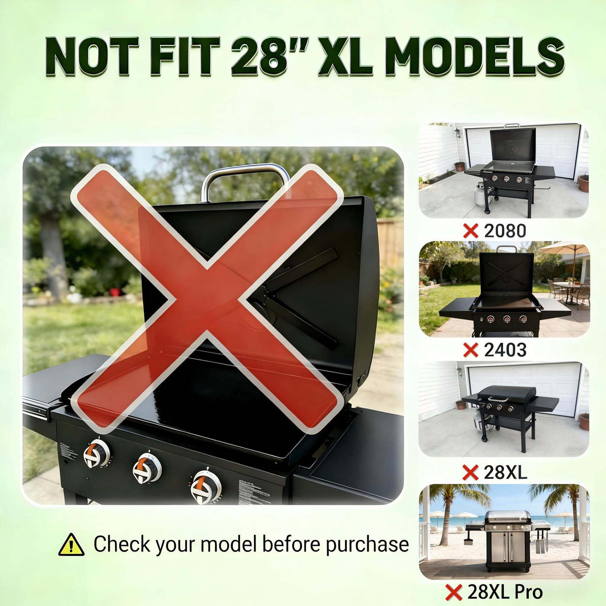 GRIDDLE COVER MAT oxidation rust prevention keeps griddle clean between uses