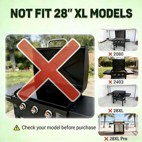 GRIDDLE COVER MAT oxidation rust prevention keeps griddle clean between uses
