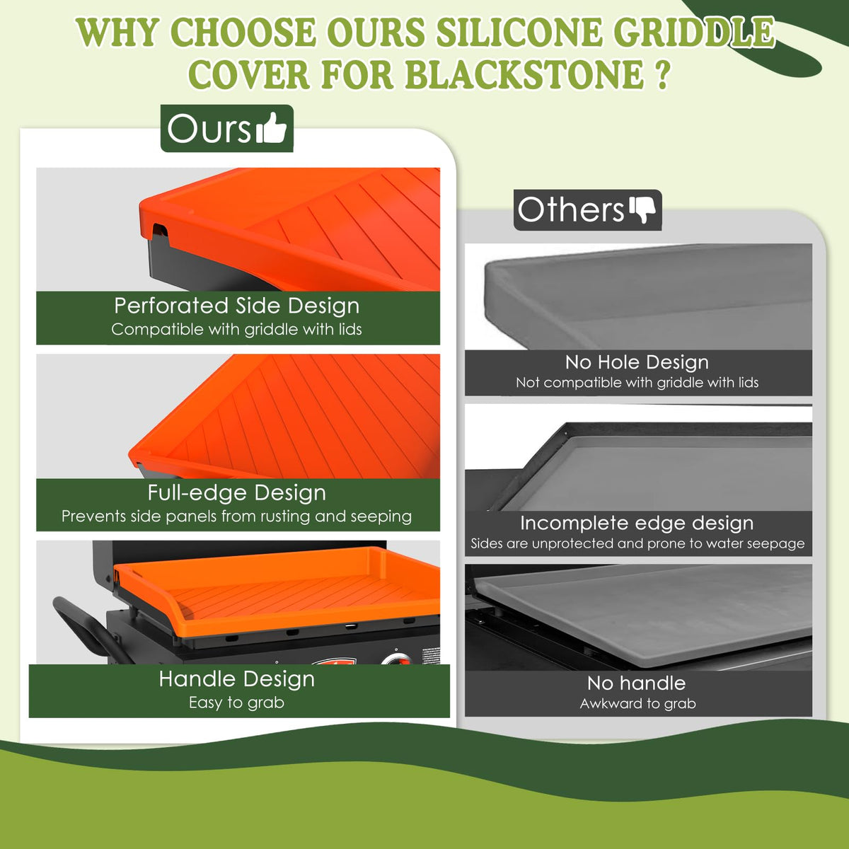 Outdoor-ready mat resists weather and grime.