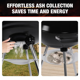 GRILIFE compact yet roomy grilling area for 1–4 people.