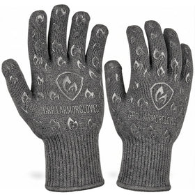 Grill Armor Gloves provide 932°F heat protection for grilling and baking.