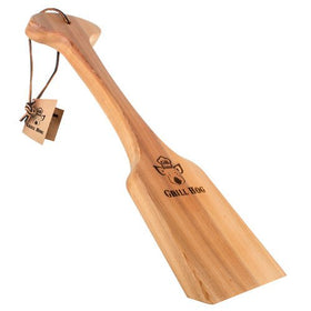 Grill Gourmet Grill Dog Cedar Hog front view showing safe, bristle-free cleaning