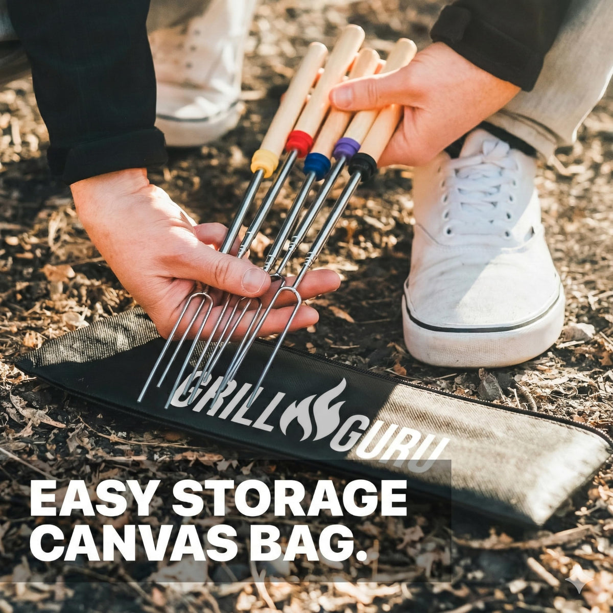 Grill Guru Smores Sticks are easy to clean after use.