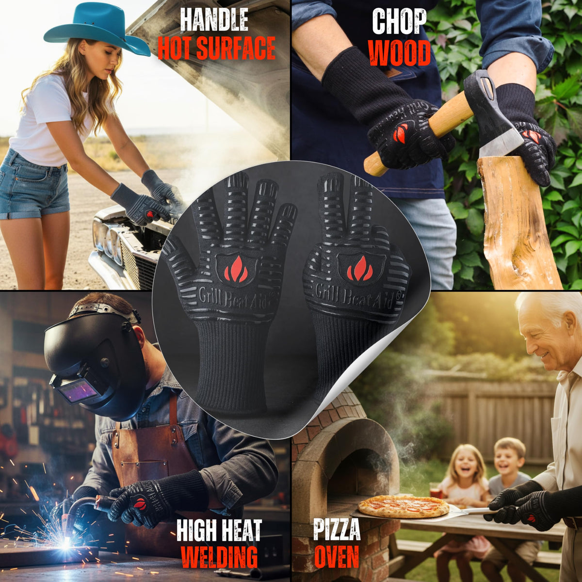 Grill Heat Aid machine washable design for easy cleanup after cooking