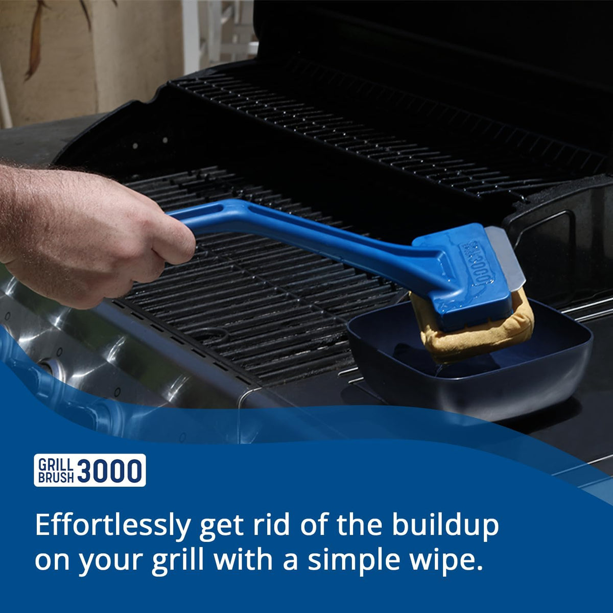 Durable Grill Rescue GB3000 head with sturdy construction.
