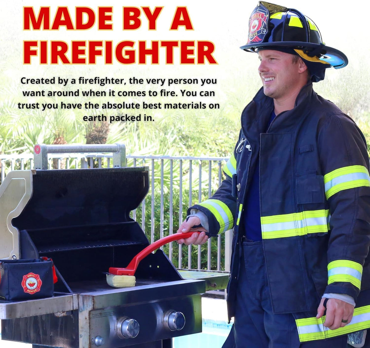 Grill Rescue replaceable head saves money and reduces waste.