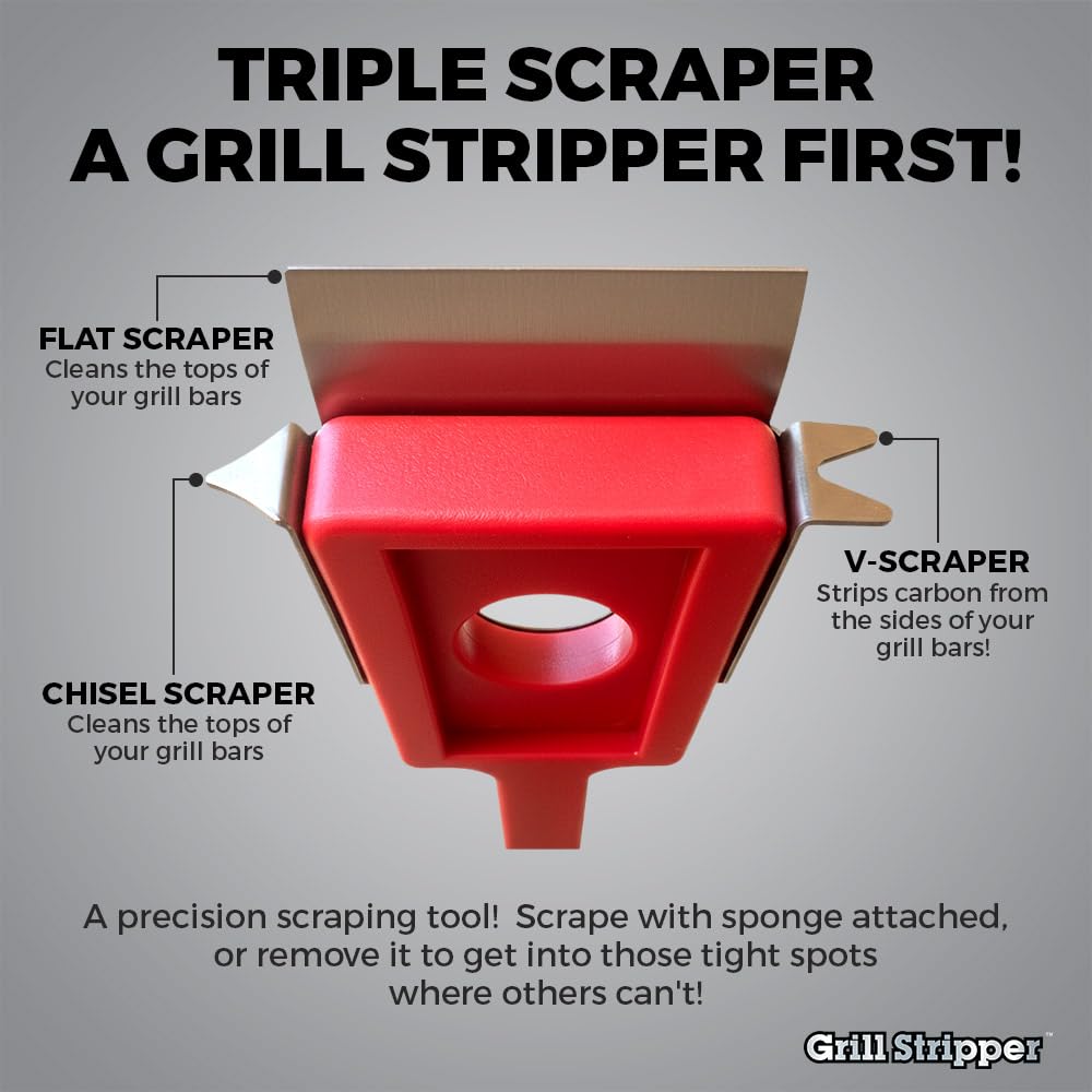 Grill Stripper beefy-h-beam-handle offers secure grip