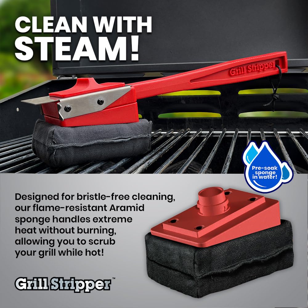 Grill Stripper dishwasher-safe design simplifies post-cleanup