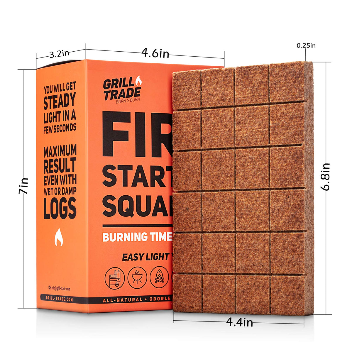 Grill Trade Fire Starter Squares make a practical gift for grill lovers.