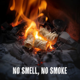 Grill Trade Fire Starters burn eight to ten minutes to light coals faster