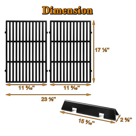 Grill Valueparts Spirit II grates provide durable sear surfaces